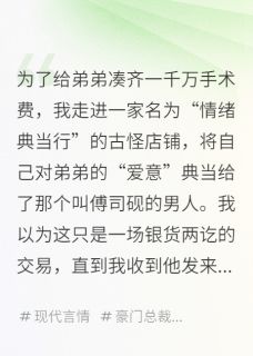 我把心典当给了吃情绪的他