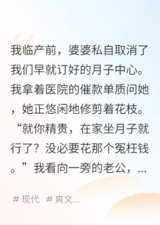 婆婆偷走月子钱，我让全家睡天桥