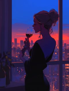 月照平沙夏夜霜